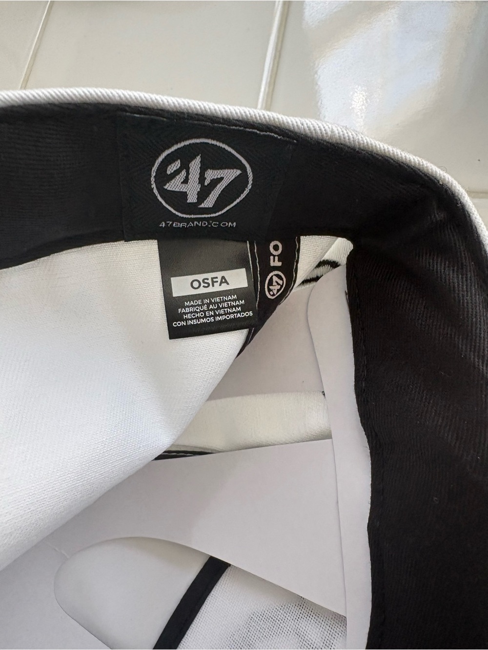 NWOT 47 Brand San Diego Padres Hitch Rope Hat Baseball Cap White $38 - Picture 5 of 6